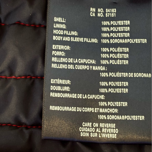 Tommy Hilfiger Women’s Vibrant Red Puffer Jacket - Picture 12 of 15